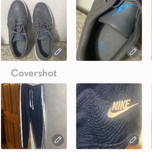 Jordan low Jumpman skate shoes sz11.5+EUC Nike Sweatpant szL